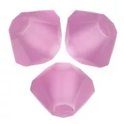 Perles toupies Preciosa - Rondelle Bead 3 mm - Amethyst Matt x30