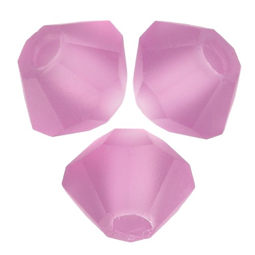 Perles toupies Preciosa - Rondelle Bead 3 mm - Amethyst Matt x30