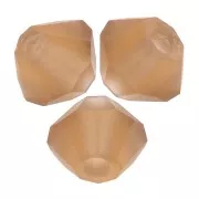 Perles toupies Preciosa - Rondelle Bead 3 mm - Smoked Topaz Matt x30