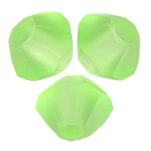 Perles toupies Preciosa - Rondelle Bead 3 mm - Peridot Matt x30