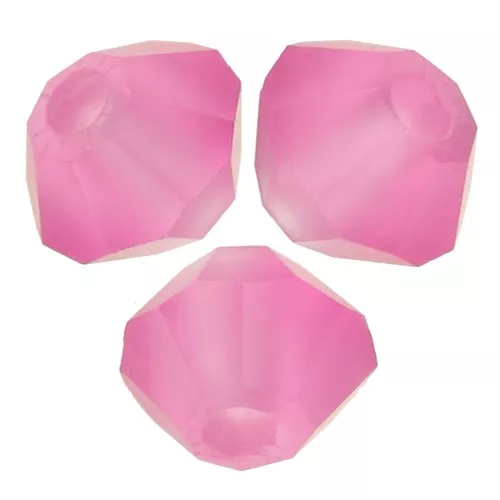 Perles toupies Preciosa - Rondelle Bead 3 mm - Rose Matt x30