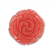 Perle synthétique rose 13 mm Peach x1