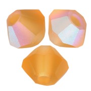 Perles toupies Preciosa - Rondelle Bead 3 mm - Topaz AB Matt x30|raw }}