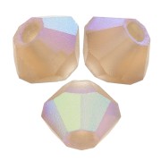 Perles toupies Preciosa - Rondelle Bead 3 mm - Smoked Topaz AB Matt x30|raw }}