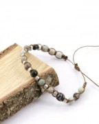 Bobine de fil ciré Linhasita pour micro macramé 1.2mm Mint iridescent (Fresh Mint)