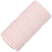 Bobine de fil ciré Linhasita pour micro macramé 1.2 mm Rose iridescent (Flamingo)|raw }}