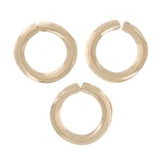Anneaux ouverts 2x0.4 mm - Gold filled (or laminé) x25|raw }}
