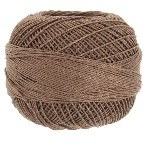 Fil de coton Lizbeth taille 10 - Fudge Medium n°698 x111m