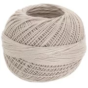 Fil de coton Lizbeth taille 10 - Light Mocha Brown n°690 x111m