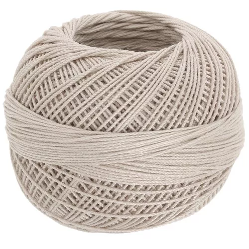 Fil de coton Lizbeth taille 10 - Light Mocha Brown n°690 x111m