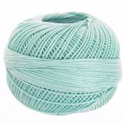 Fil de coton Lizbeth taille 10 - Light Seagreen n°686 x111m
