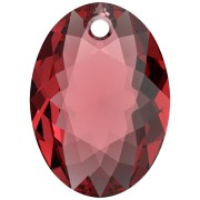 Pendentif PureCrystal 6438 Elliptic Cut Pendant 16 mm - Scarlet x1