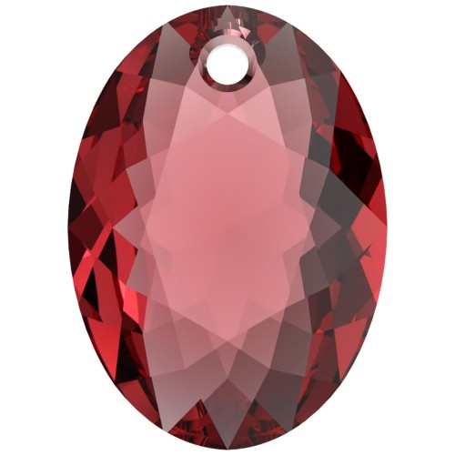 Pendentif PureCrystal 6438 Elliptic Cut Pendant 16 mm - Scarlet x1