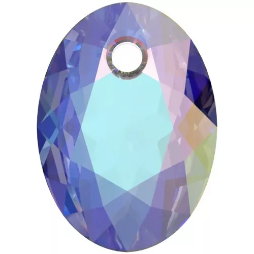 Pendentif PureCrystal 6438 Elliptic Cut Pendant 16 mm - Crystal AB x1