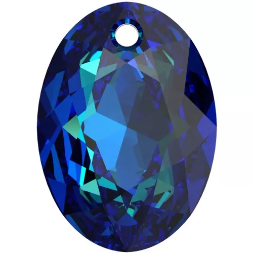 Pendentif PureCrystal 6438 Elliptic Cut Pendant 16 mm - Crystal Bermuda Blue x1