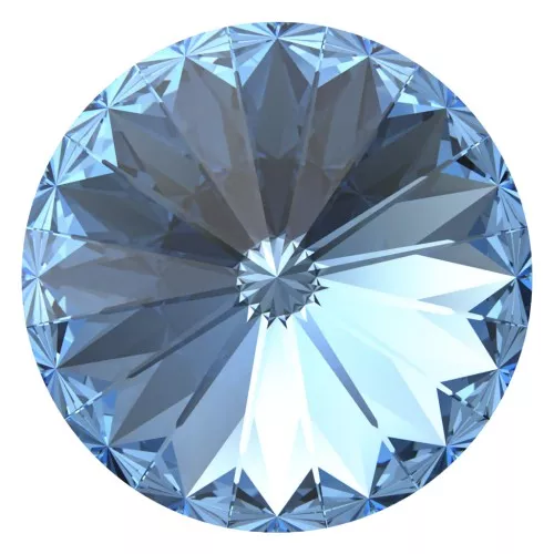 Cabochon PureCrystal 1122 Rivoli 12 mm - Reinvented Cool Blue x1