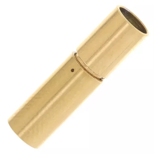 Fermoir à baïonnette pour cordon 4 mm - Acier inoxydable 304L Doré x1