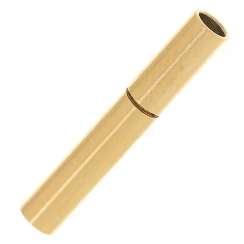 Fermoir à baïonnette pour cordon 2 mm - Acier inoxydable 304L Doré x1
