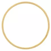 Anneaux de montage et tissage cercle 20 mm - Acier inoxydable 316L Doré x20