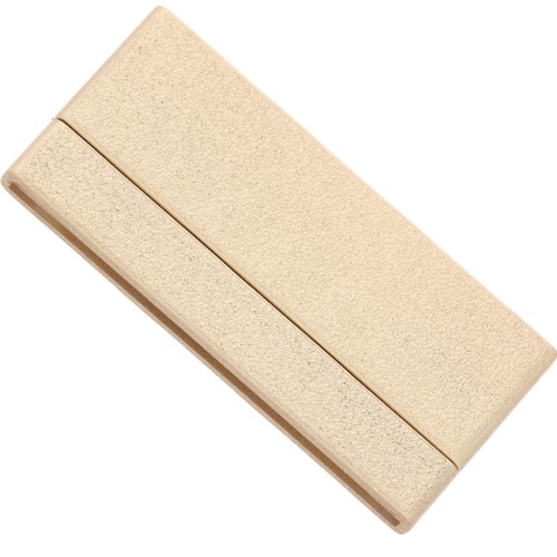 Fermoir aimanté 54 mm pour lacet de 2 mm - Doré effet diamanté x1