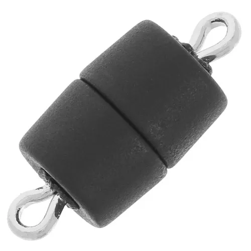 Fermoir aimanté 7 mm - Noir mat x1