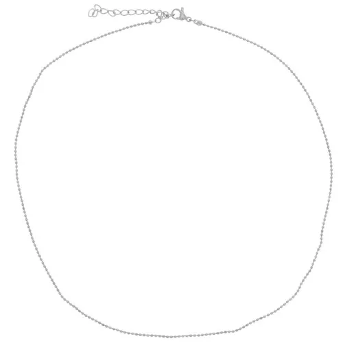 Tour de cou maille Boule 1.2 mm - Acier inoxydable 304L x46cm