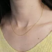 Tour de cou maille Boule 1.2 mm - Acier inoxydable 304L x46cm