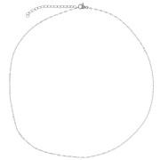 Tour de cou maille Fantaisie 1.4 mm - Acier inoxydable 304L x46cm