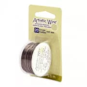 Fil de cuivre Artistic Wire 0.81 mm anti-ternissement - Bronze x5.5m