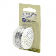 Fil de cuivre Artistic Wire 0.81 mm - Etain x5.5m|raw }}