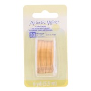 Fil de laiton Artistic Wire 0.81 mm anti-ternissement x5.5m|raw }}