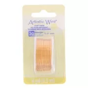 Fil de laiton Artistic Wire 0.81 mm anti-ternissement x5,5m