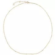 Tour de cou maille Fantaisie 1.5 mm - Acier inoxydable 304L Doré x41cm