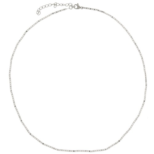 Tour de cou maille Fantaisie 1.5 mm - Acier inoxydable 304L x46cm