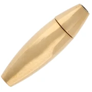 Fermoir aimanté pour cordon 2 mm - Acier inoxydable 316F Doré x1