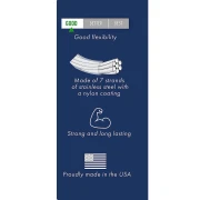 Fil Cablé 7 brins 0.30 mm - Beadalon - Argenté x9,2 m