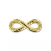 Intercalaire infini 15x6 mm Doré à l'or fin x1