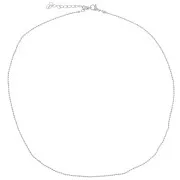 10 tours de cou maille Boule 1.2 mm - Acier inoxydable 304L x46cm