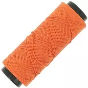 Fil plat en polyester ciré  Slam Cord pour micro macramé 0.8 mm - Orange x100m