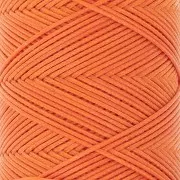 Fil plat en polyester ciré  Slam Cord pour micro macramé 0.8 mm - Orange x100m