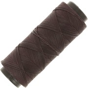 Fil plat en polyester ciré  Slam Cord pour micro macramé 0.8 mm - Bordeaux x100m