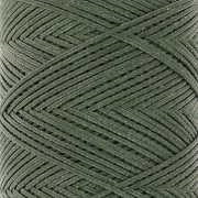 Fil plat en polyester ciré  Slam Cord pour micro macramé 0.8 mm - Kaki x100m