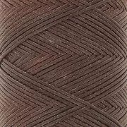 Fil plat en polyester ciré  Slam Cord pour micro macramé 0.8 mm - Cacao x100m