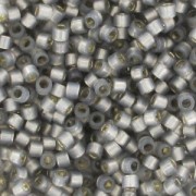 Miyuki Delica 11/0 DB0630 -  Dyed Lt Smoke Gray Silver Lined Alabaster x8g