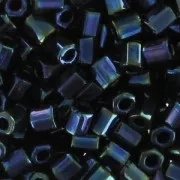 Rocaille Miyuki 11/0 Hex Cut 452 - Dark Blue Iris Metallic x8g