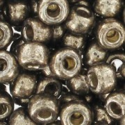 Rocaille Miyuki Duracoat 8/0 4222 - Galvanized Pewter x8g|raw }}