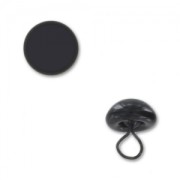 Oeil d'animal en verre à coudre 6 mm Noir x1|raw }}