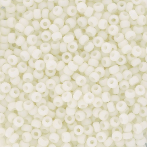 Rocaille Miyuki 11/0 2021 - Opaque Cream Mat x100g
