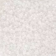 Rocaille Miyuki Duracoat 15/0 528 - White Pearl Ceylon - paquet de 100g