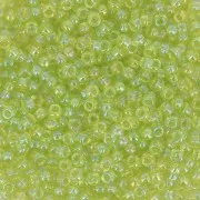 Rocaille Miyuki 11/0 258 - Transparent Chartreuse AB x8g